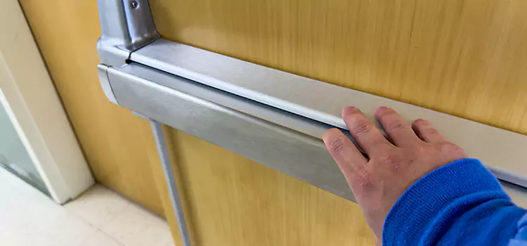 Installing a Push Bar on a Door Wantagh